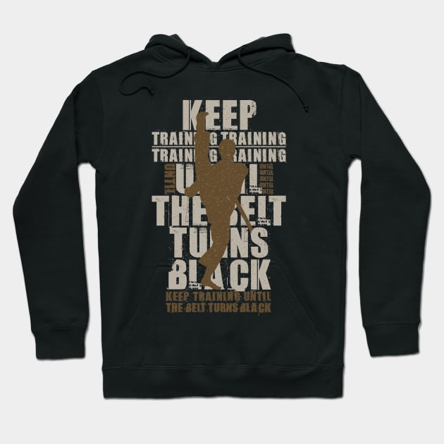 Training Motivation - Karate Hoodie by Tesszero